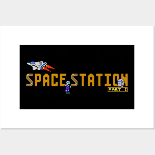 Space Station Part 1 Wall Art by iloveamiga